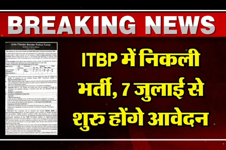 ITBP Recruitment